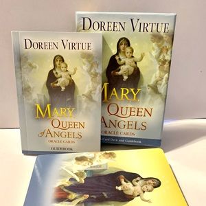 Rare OOP Mary Queen of Angels Oracle Cards